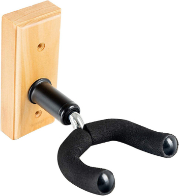 Gitarrenwandhalter in Holz natur